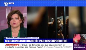 La ministre des Sports réagit à la "manifestation de violences" dont elle a été victime dans un stade de Saint-Ouen