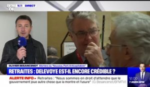 Olivier Besancenot: "Jean-Paul Delevoye doit démissionner et il faut mettre son rapport à la poubelle"
