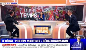 Réforme des retraites: débat entre Philippe Martinez et Gérald Darmanin (1/3) - 15/12