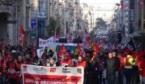 Nancy : manifestation du 10 décembre contre les retraites et interview Unité SGP FO