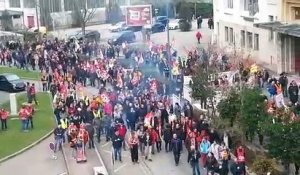 Épinal : plus de 4000 manifestants dans le cortège