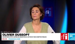 O.Dussopt : «Les réponses apportées par le premier ministre justifient la fin du mouvement de grève»