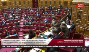 Proposition de loi sur la neutralité religieuse des accompagnateurs scolaires - Les matins du Sénat (30/10/2019)