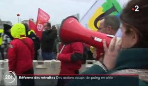 Grève : Les images des opérations coups de poing des qui se multiplient à travers la France des blocages aux coupures d'électricité