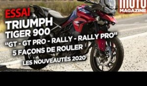 TRIUMPH TIGER 900 - 5 façons de rouler Moto Magazine