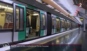 Grève : les arrêts maladie en forte hausse à la RATP