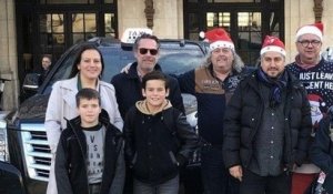 Des chauffeurs de taxis bordelais emmènent deux enfants dans les Yvelines gratuitement pour les fêtes de Noël