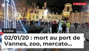 Mort au port de Vannes, zoo, mercato... 5 infos du 2 janvier