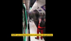 RATP : une femme prise à partie par des grévistes