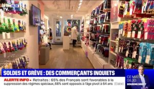 Après un mois de décembre difficile, les commerçants parisiens sont inquiets à l'approche des soldes