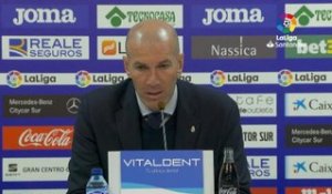 19e j. - Zidane : "Courtois nous a sauvés plusieurs fois"
