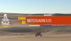 Dakar 2020 - Etapa 1 (Jeddah / Al Wajh) - Resumen Moto/Quadriciclos