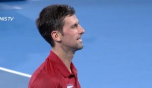 ATP Cup - D'un coup de défense fabuleux, Djokovic écoeura Monfils
