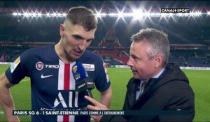 La réaction de Thomas Meunier après PSG / ASSE - Coupe de la Ligue BKT - Late Football Club