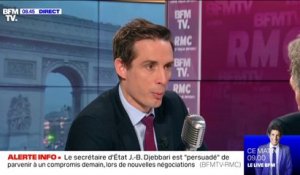 Grève: Jean-Baptiste Djebbari se "réjouit" du remboursement des titres de transports, "c'était nécessaire"