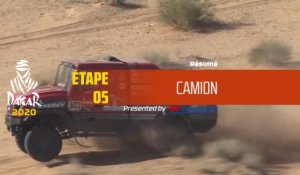 Dakar 2020 - Étape 5 (Al Ula / Ha’il) - Résumé Camion