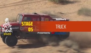 Dakar 2020 - Stage 5 (Al Ula / Ha’il) - Truck Summary