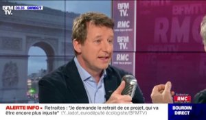 Réforme des retraites: Yannick Jadot demande le retrait du projet de loi du gouvernement