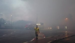 Incendie à Louvain-la-Neuve: confinement dans le parc scientifique en raison des fumées (vidéos)