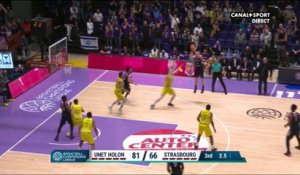 Le buzzer-beater à 3 points pour la SIG Strasbourg ! - Holon / Strasbourg (Basketball CL)