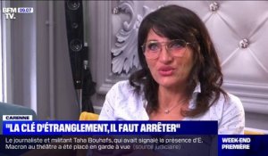 "La clé d'étranglement, il faut arrêter." Après la mort de son compagnon, Carenne se bat que cette technique utilisée par la police s'arrête