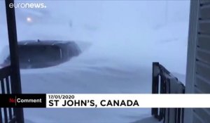 No Comment : la neige envahit Saint-Jean de Terre-Neuve au Canada