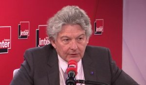 Thierry Breton, commissaire européen, Sur la taxe GAFAM réclamée par la France : "Si jamais il y avait des mesures de rétorsion, nous déciderons d'une taxe sur le territoire européen, tous ensemble, à 27".