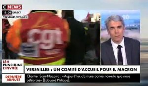 Emmanuel Macron à Versailles: Plusieurs manifestants repoussés par les forces de l’ordre autour du château - VIDEO