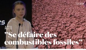 A Davos, Greta Thunberg lance un appel contre « les combustibles fossiles »