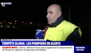 Tempête Gloria: les pompiers des Pyrénées-Orientales en alerte