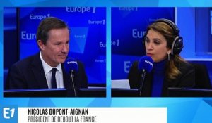 Nicolas Dupont-Aignan sur sa proposition de primaire : "Je ne désespère pas de convaincre Marine Le Pen"