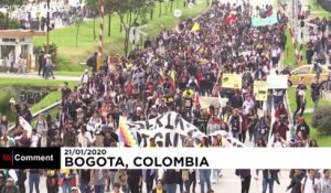 Les Colombiens, toujours dans la rue, demandent l'arrêt de la réforme fiscale