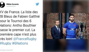 XV de France. La liste des Bleus de Fabien Galthié pour le Tournoi des 6 Nations