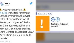 Grève du 24 janvier. La SNCF annonce 7 TER sur 10, trafic perturbé à la RATP