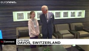A Davos, rencontre Greta Thunberg - prince Charles