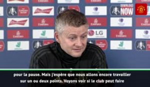 FA Cup - Solskjaer : "Des transferts avant la fin du mercato"