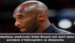 NBA - Kobe Bryant est décédé dans un accident d'hélicoptère