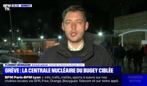 Grève: la centrale nucléaire du Bugey, dans l'Ain, ciblée par une action des manifestants
