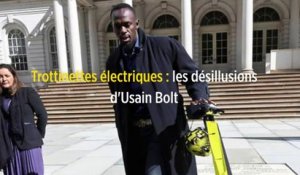 Trottinettes électriques : les désillusions d'Usain Bolt