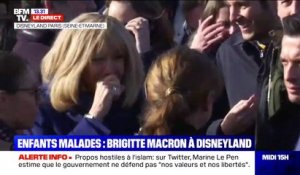 Opération Pièces jaunes: Brigitte Macron accompagne des enfants malades à Disneyland Paris