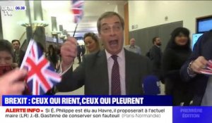 Brexit: dans les couloirs du Parlement européen, il y a ceux qui rient et ceux qui pleurent