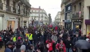 Ce samedi 1er février à Montpellier, plusieurs milliers de manifestants répondent à l’appel national des Gilets Jaunes.