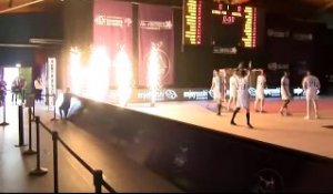 images maritima: le retour du public l'ambiance et la joie après la victoire des handballeurs d'Istr