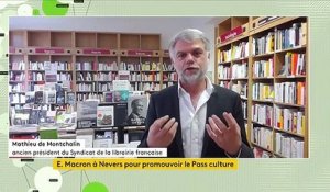 Pass culture : "On sait que les jeunes sont demandeurs de culture", affirme Matthieu de Montchalin, ancien président du Syndicat de la librairie française