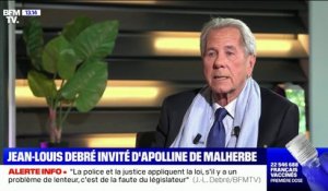 Jean-Louis Debré: "Si on vit dans un pays où la justice et la police ne se font pas confiance, c'est dramatique"