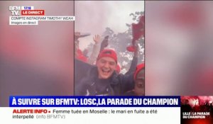 La communion entre les champions de France et leurs supporters dans les rues de Lille