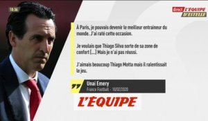 Emery «À Paris, je pouvais devenir le meilleur entraîneur du monde» - Foot - L1 - PSG