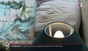 Yvelines: Un garçon âgé de 7 ans sauve la vie de sa grand-mère, victime d'un infarctus chez elle - Il témoigne - VIDEO
