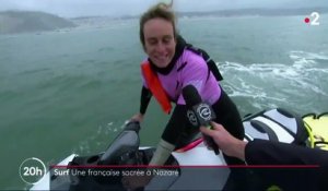 Surf : une Française sacrée à Nazaré