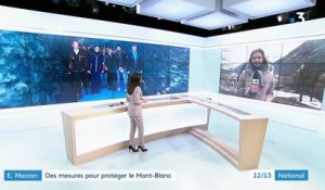 Mont-Blanc : Emmanuel Macron prévoit des mesures pour protéger le massif
